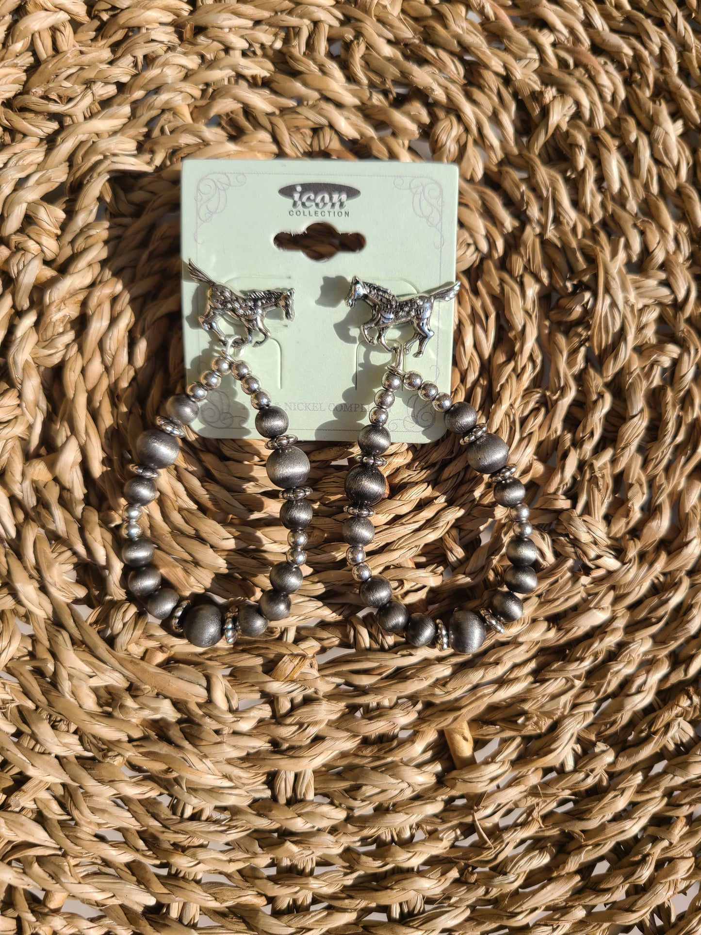 Horse bead Earrings