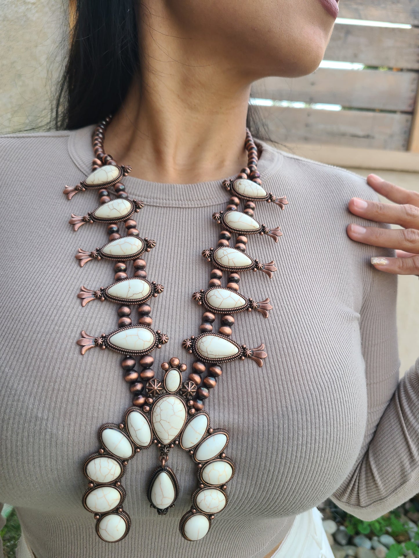 Natural Flower Blossom Necklace