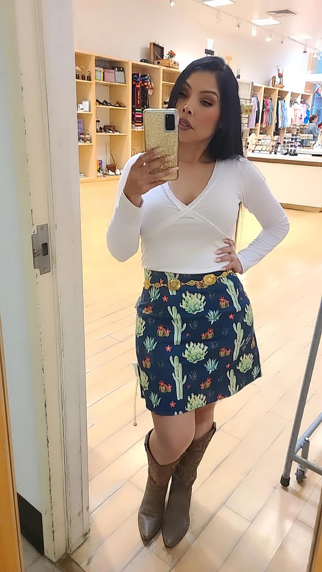 Cactus Retro Skirt