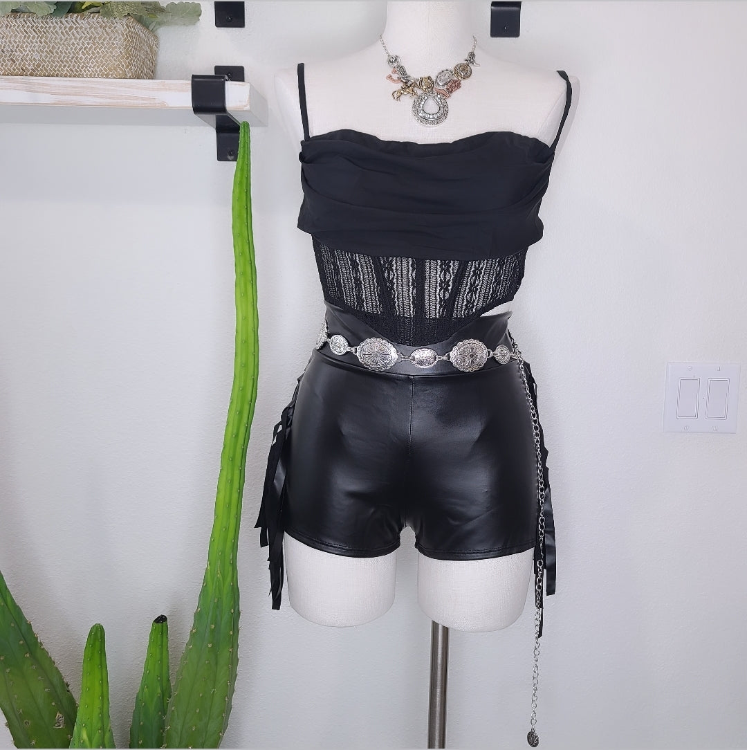 Rock Star Fringe Shorts
