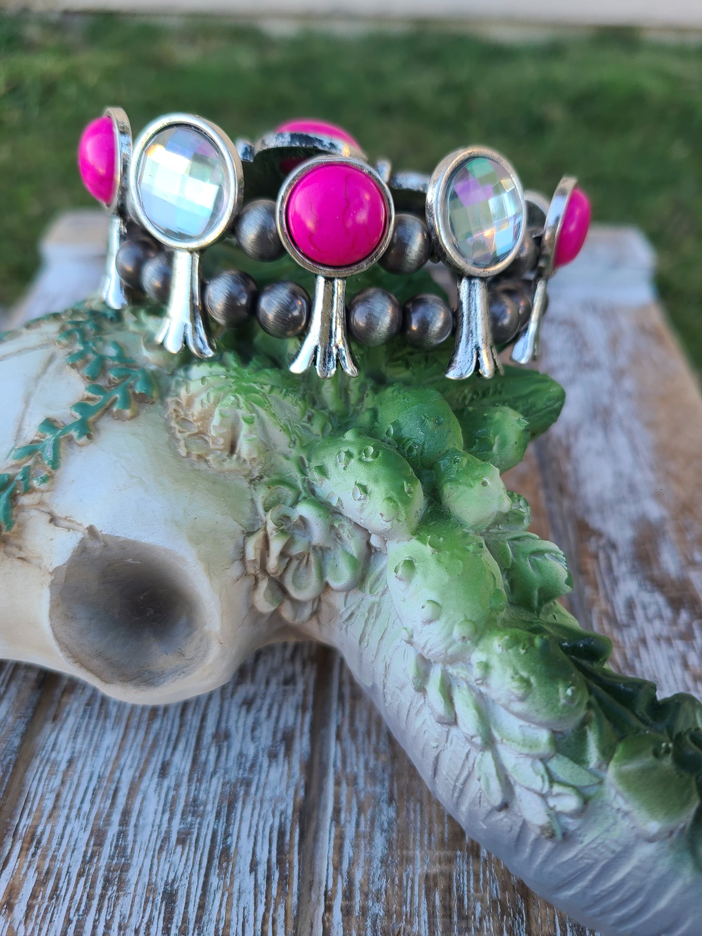 Hot Pink AB Bracelet