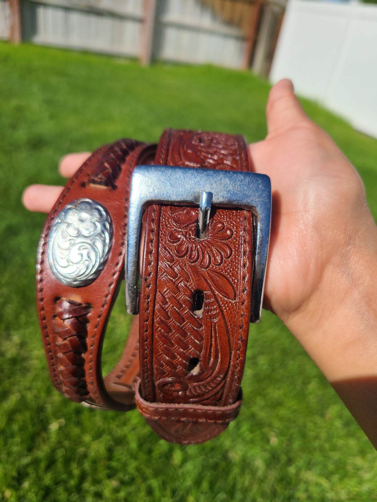 Floral Concho Belt