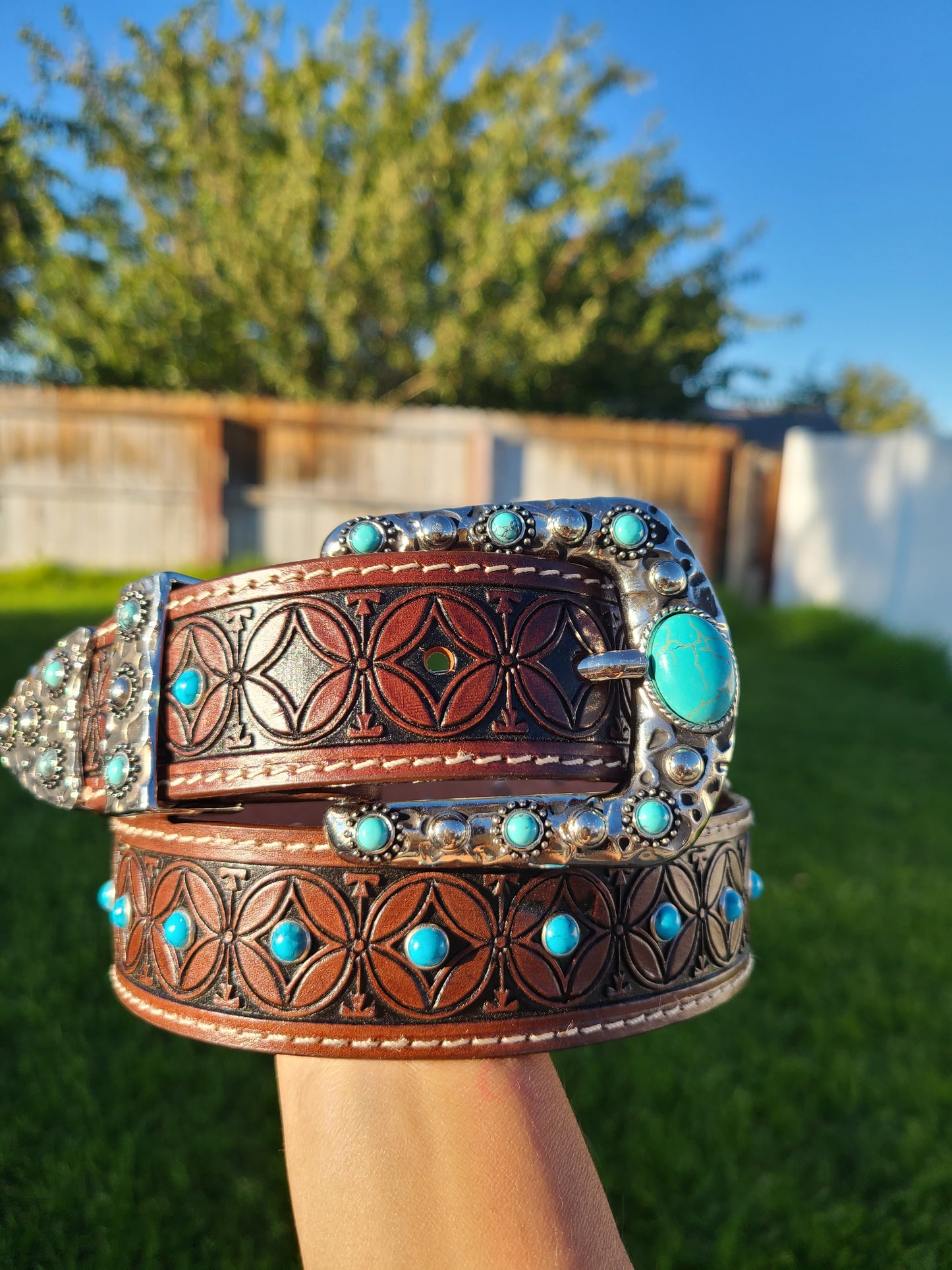Aurora Dark Brown Belt