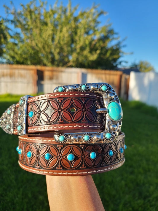 Aurora Dark Brown Belt