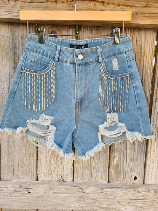 Rhinestone Shorts