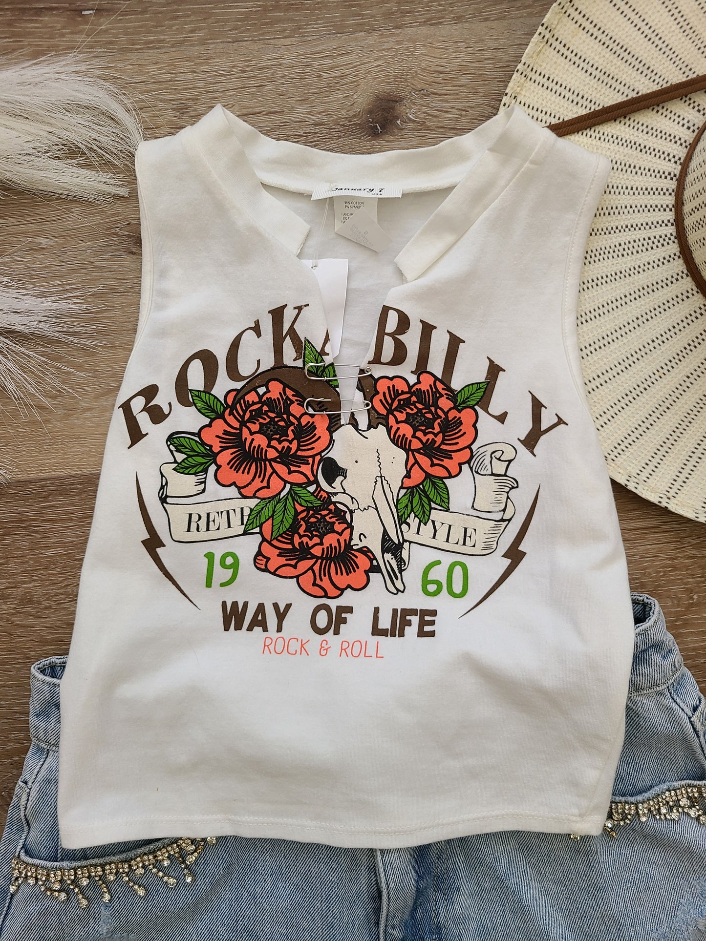 Rock Billy Bull Top