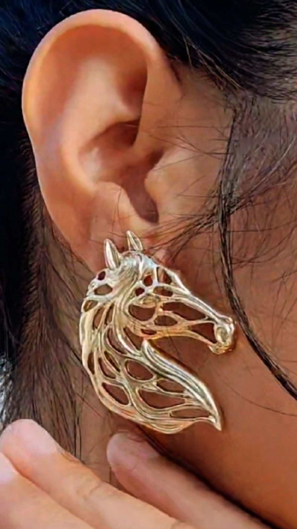Horse Head Earrings