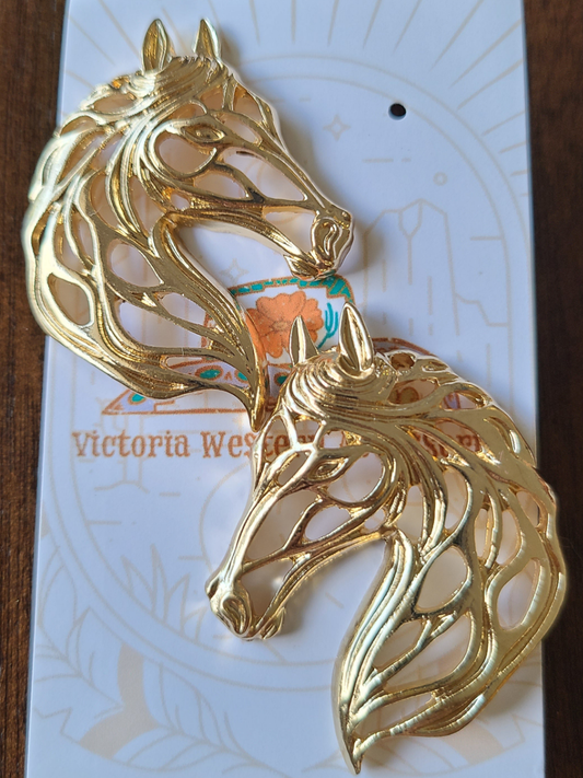 Horse Head Earrings