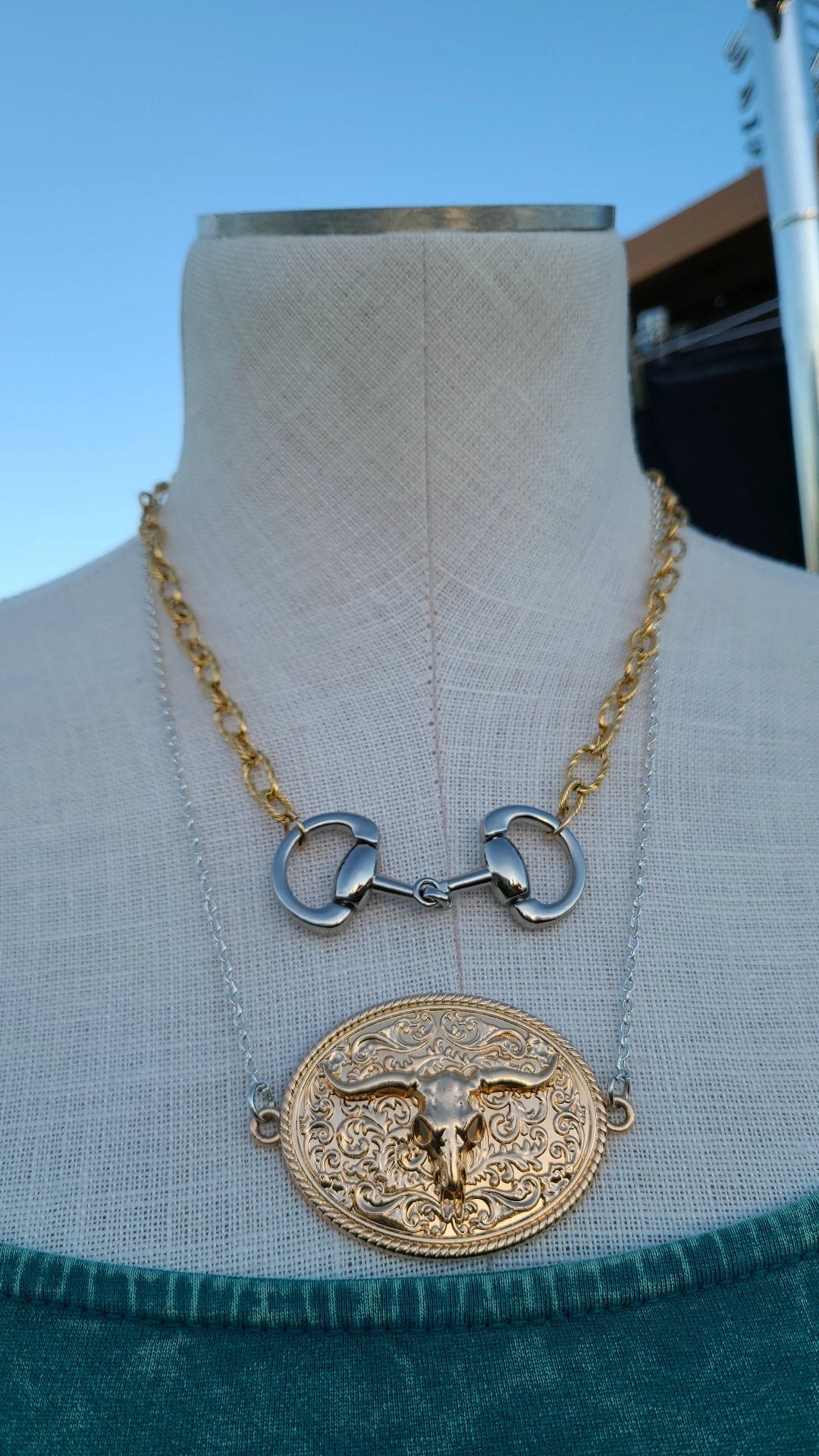 Long Horn Necklace