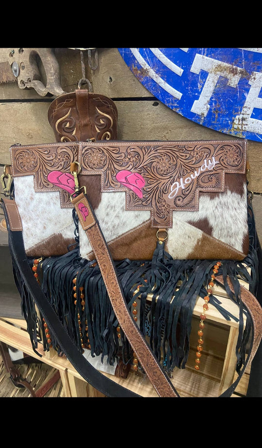 Pink Howdy Handbag