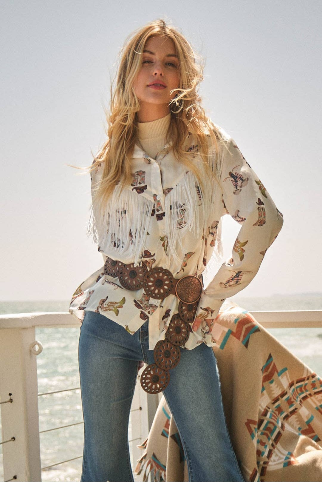 Heaven Fringe Top