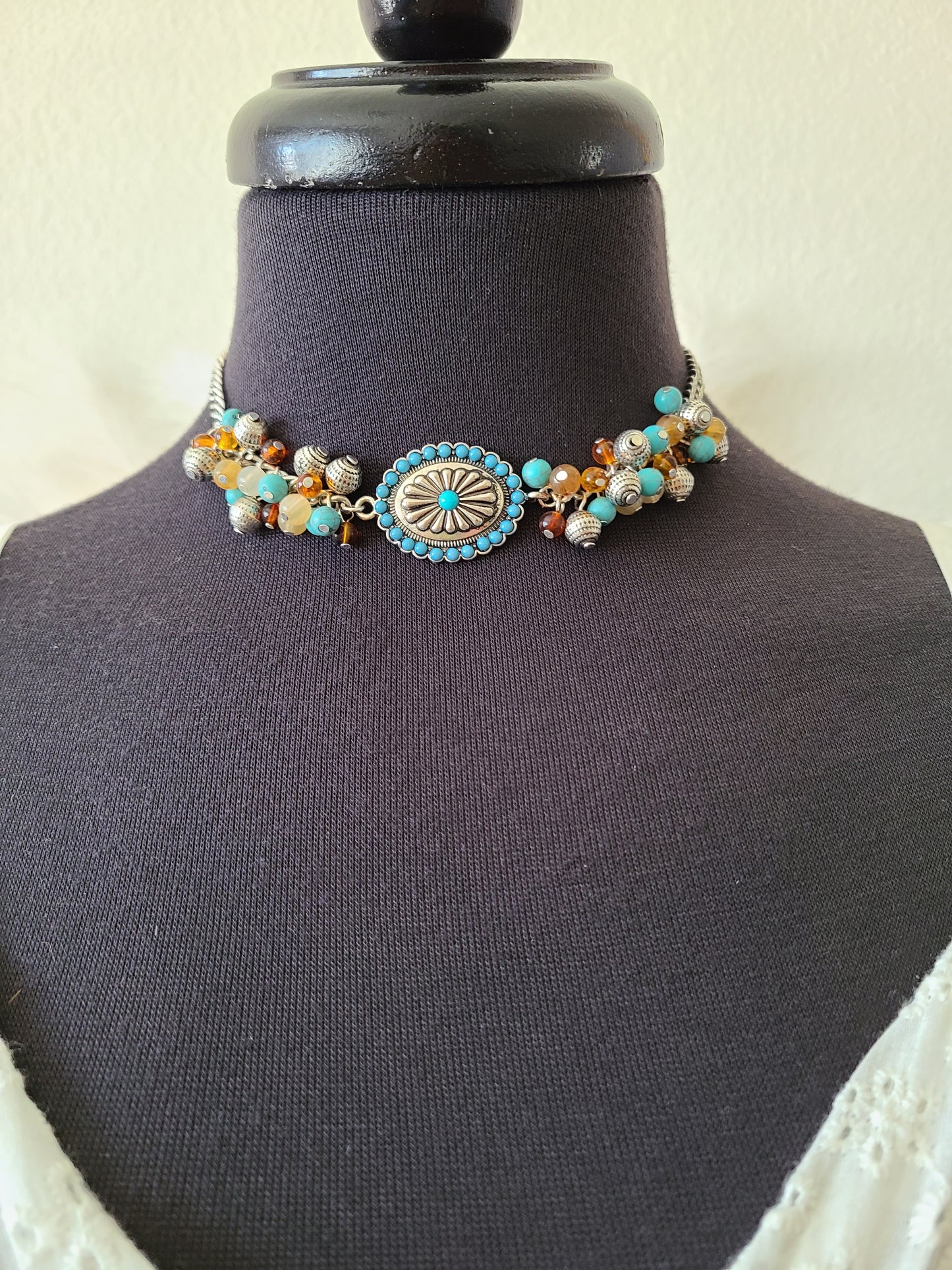 Concho Turquoise Chocker