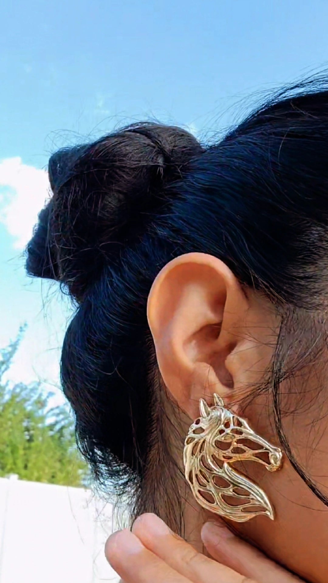 Horse Head Earrings