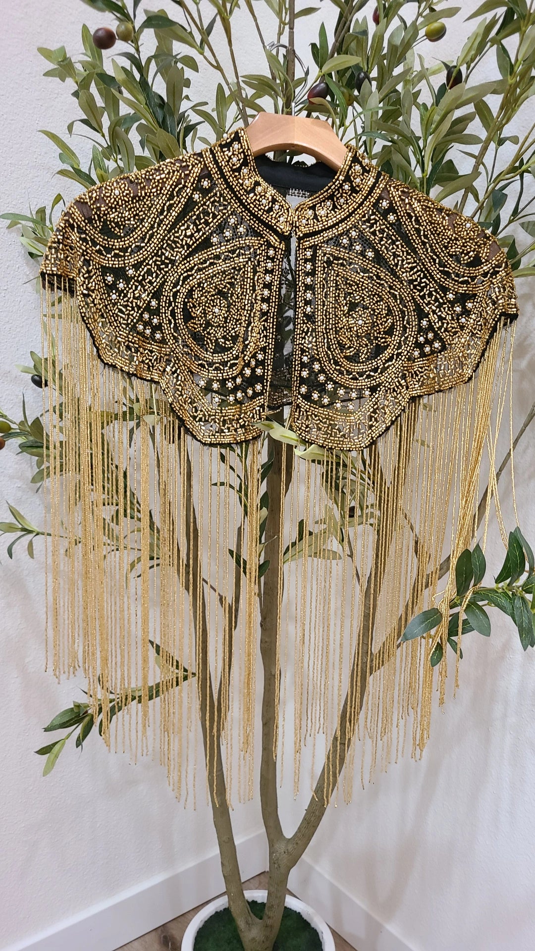 Luxury Western Gold Cape