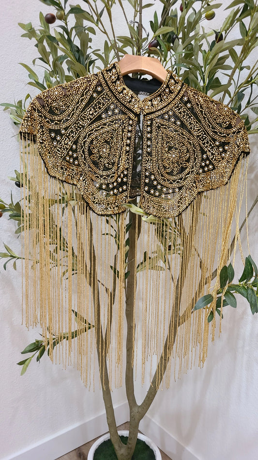 Luxury Western Gold Cape
