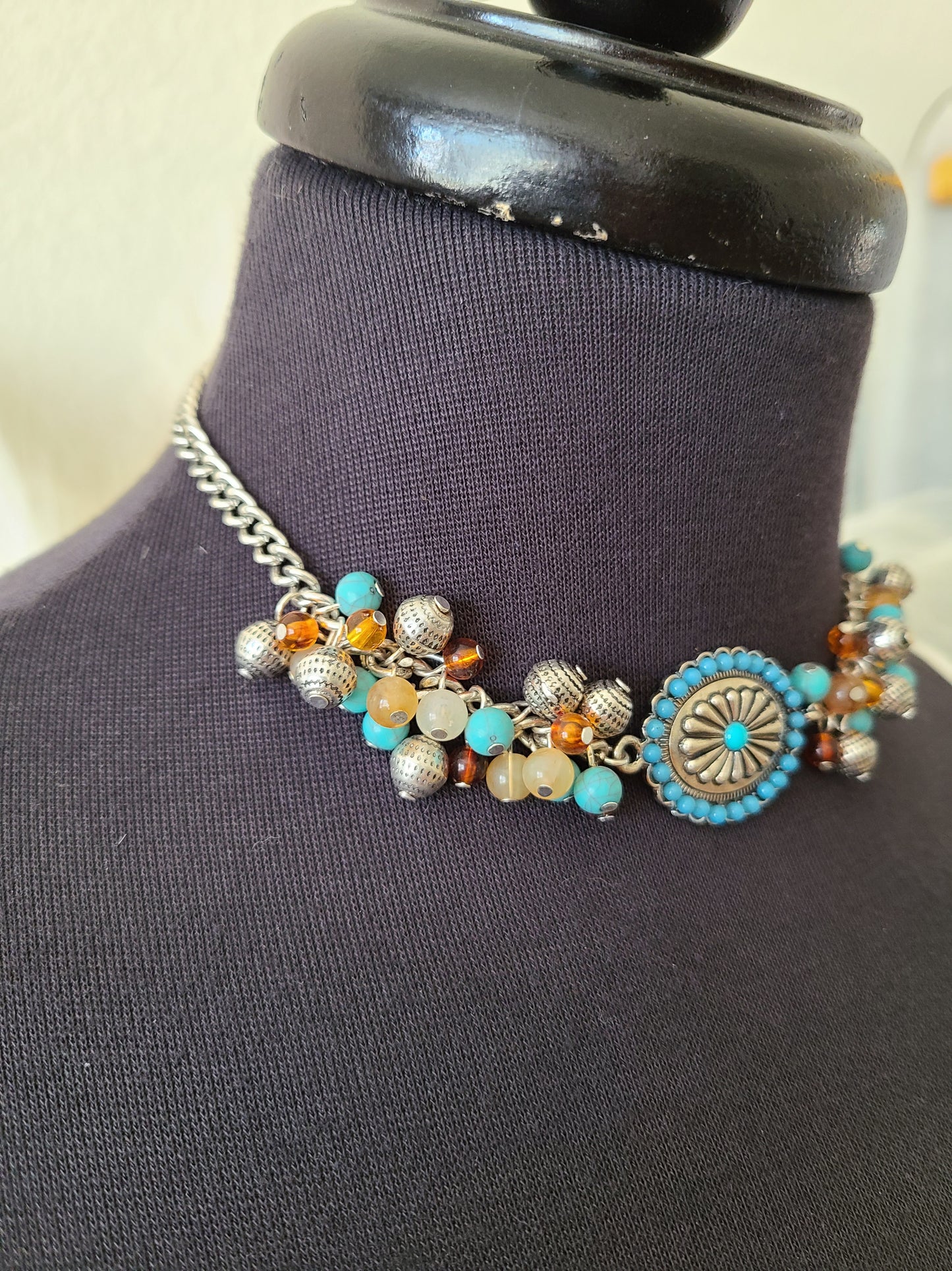 Concho Turquoise Chocker