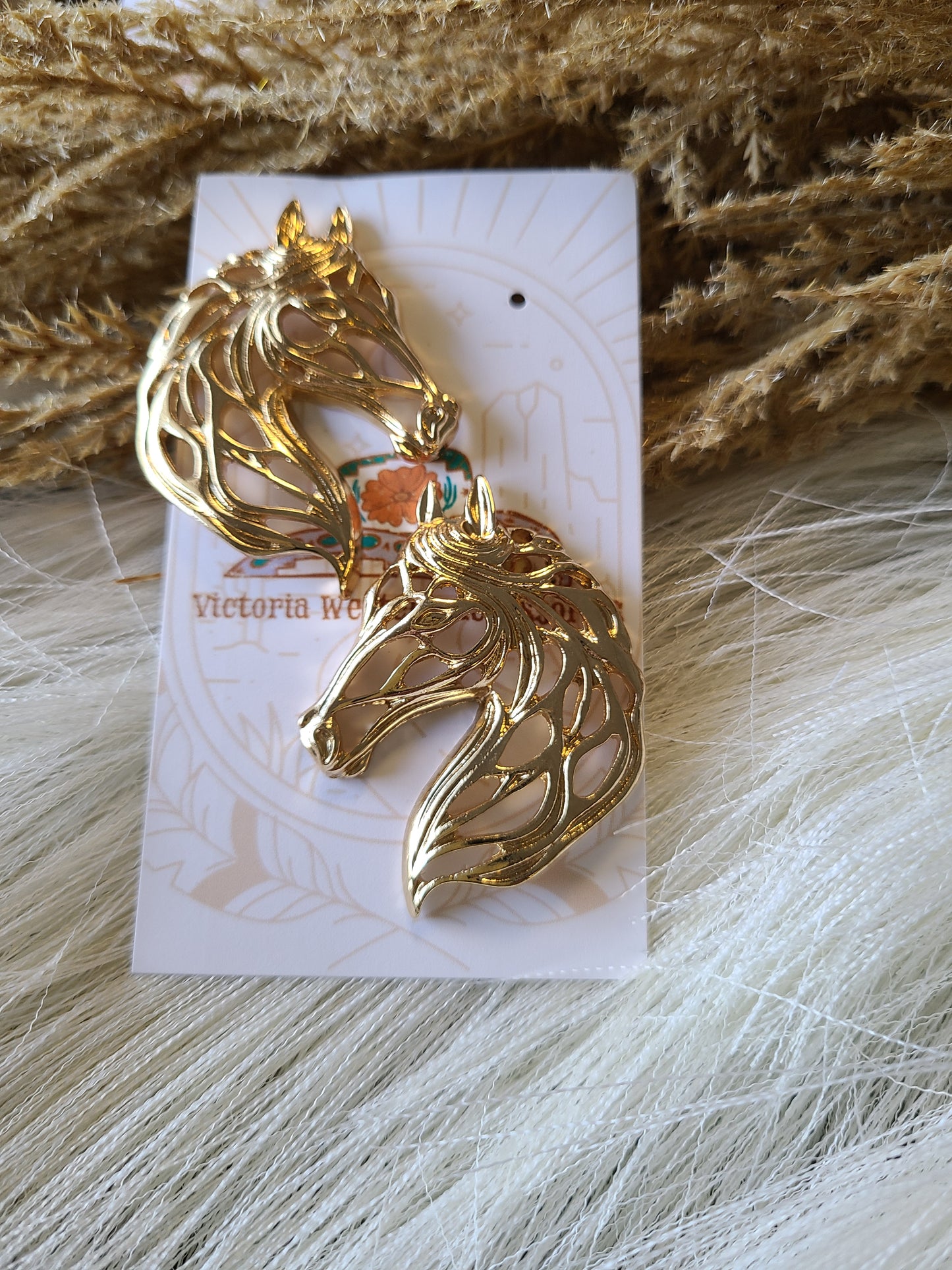 Horse Head Earrings