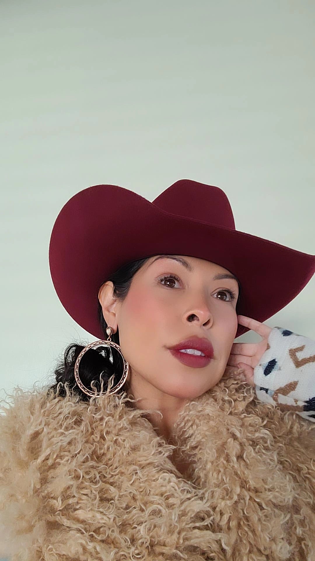 Burgundy Tejana
