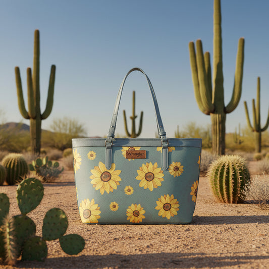 Wrangler sunflower tote bag