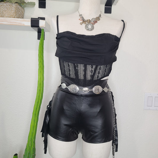 Rock Star Fringe Shorts