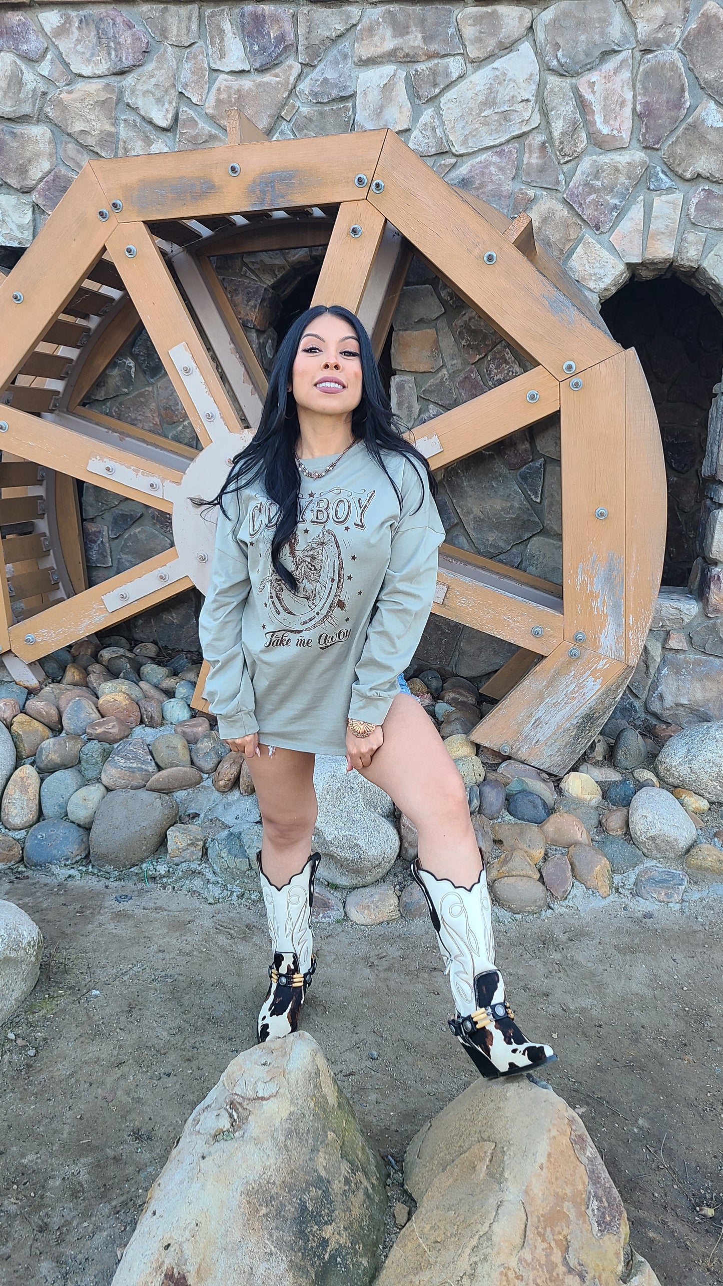 Cowboy Take Me Away Top