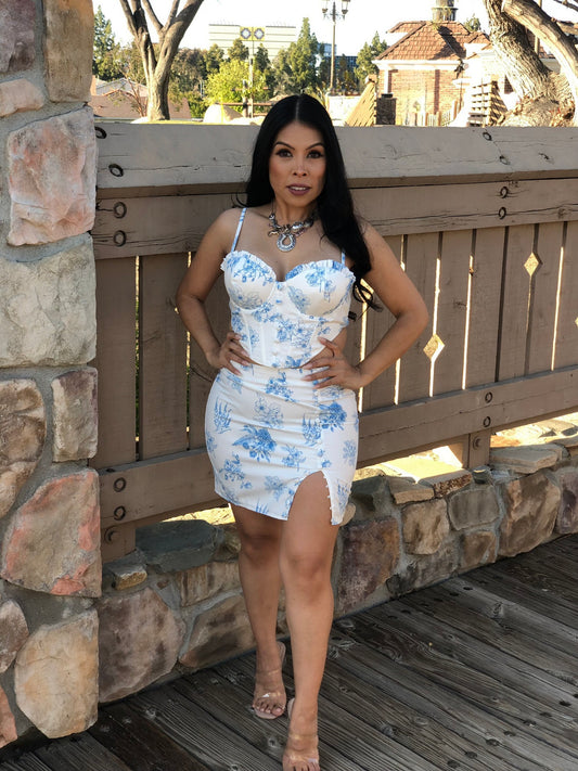 Azul Corset and Skirt Set