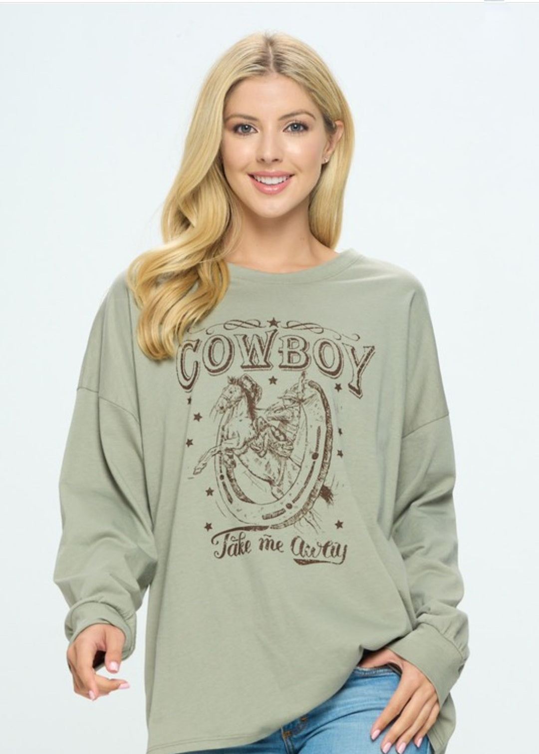 Cowboy Take Me Away Top