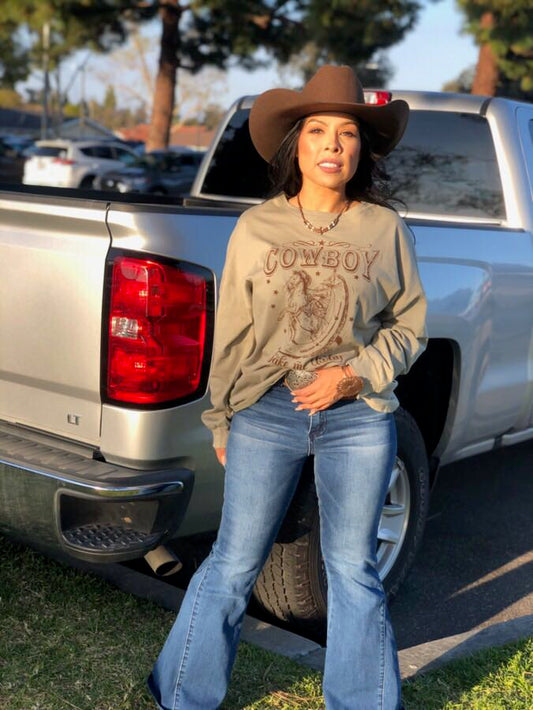 Cowboy Take Me Away Top